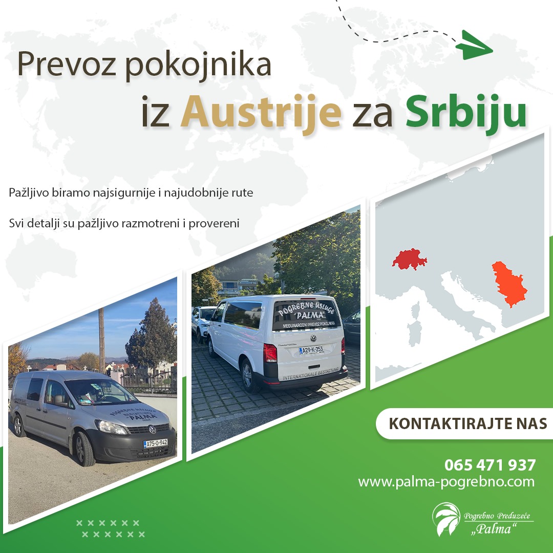 Prevoz pokojnika iz Austrije za Srbiju