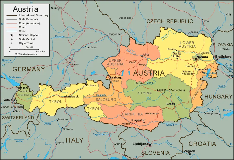 Austrijski gradovi iz kojih organiziramo prijevoz pokojnika u Hrvatsku